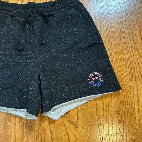 Black Sparkle Soemthing to Smile In Shorts - Picture 2 of 7